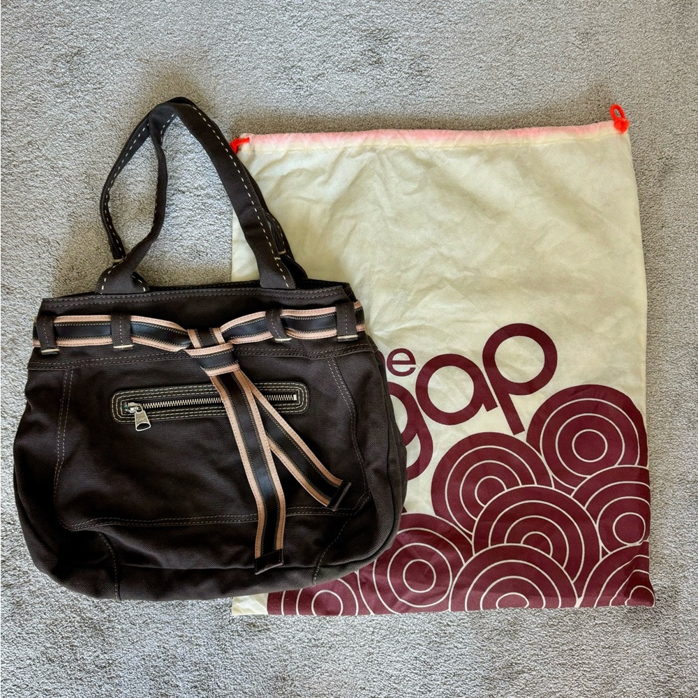 GAP JEANS 1969 Brown Denim Handbag